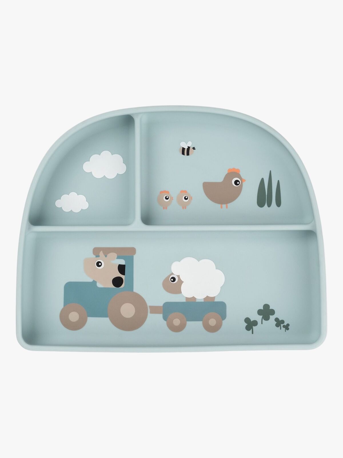 Done By Deer Tiny Farm Delt Tallerken, Blue