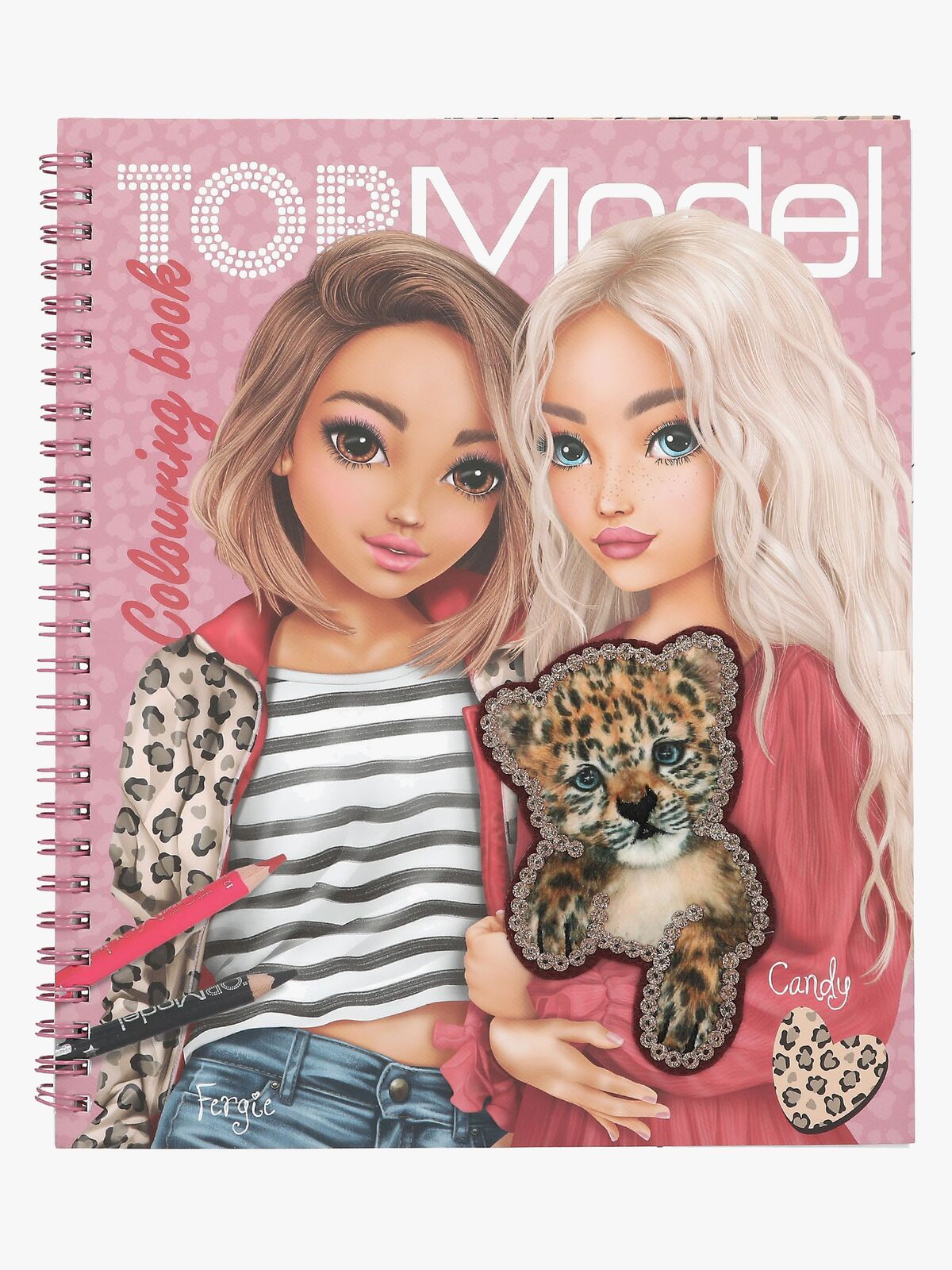 TOP Model LEOHEART Fargeleggingsbok med Paljetter