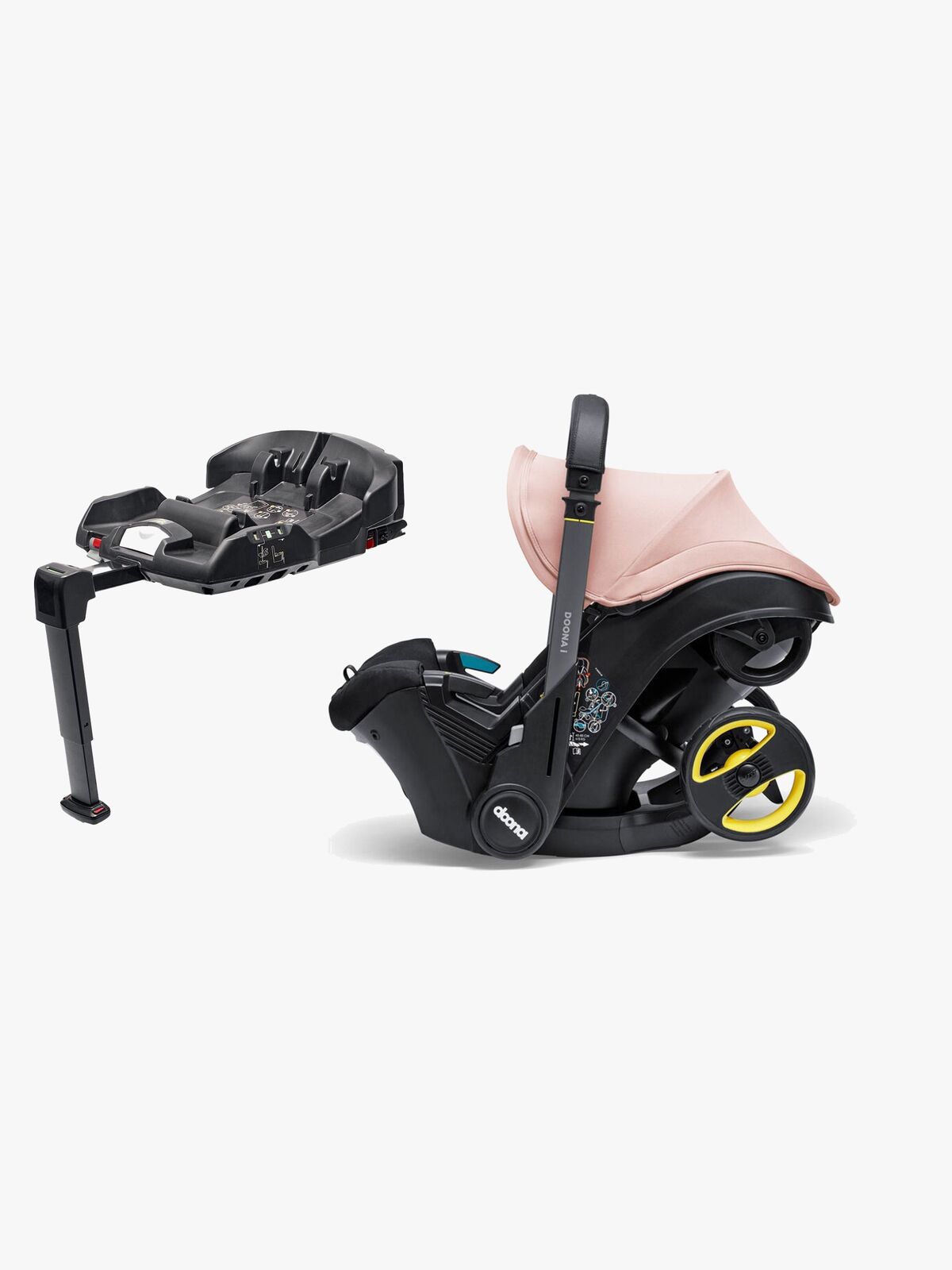 Doona i Babybilstol inkl. ISOFIX Base, Blush Pink