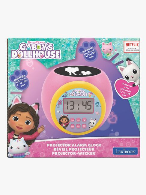 Gabby's Dollhouse Projektor Vekkeklokke