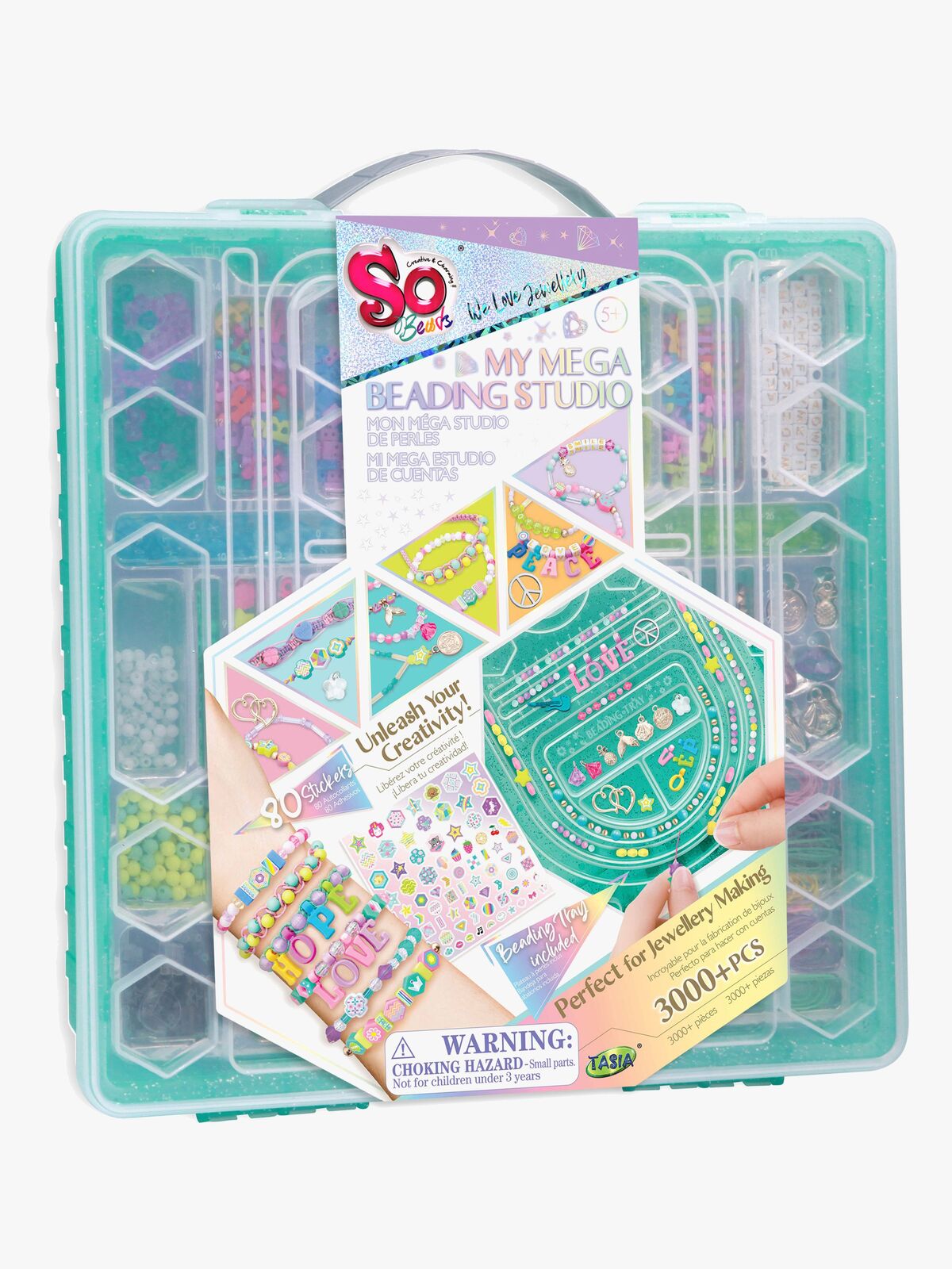 So Beads Perlesett Mega Studio 3000 Stk