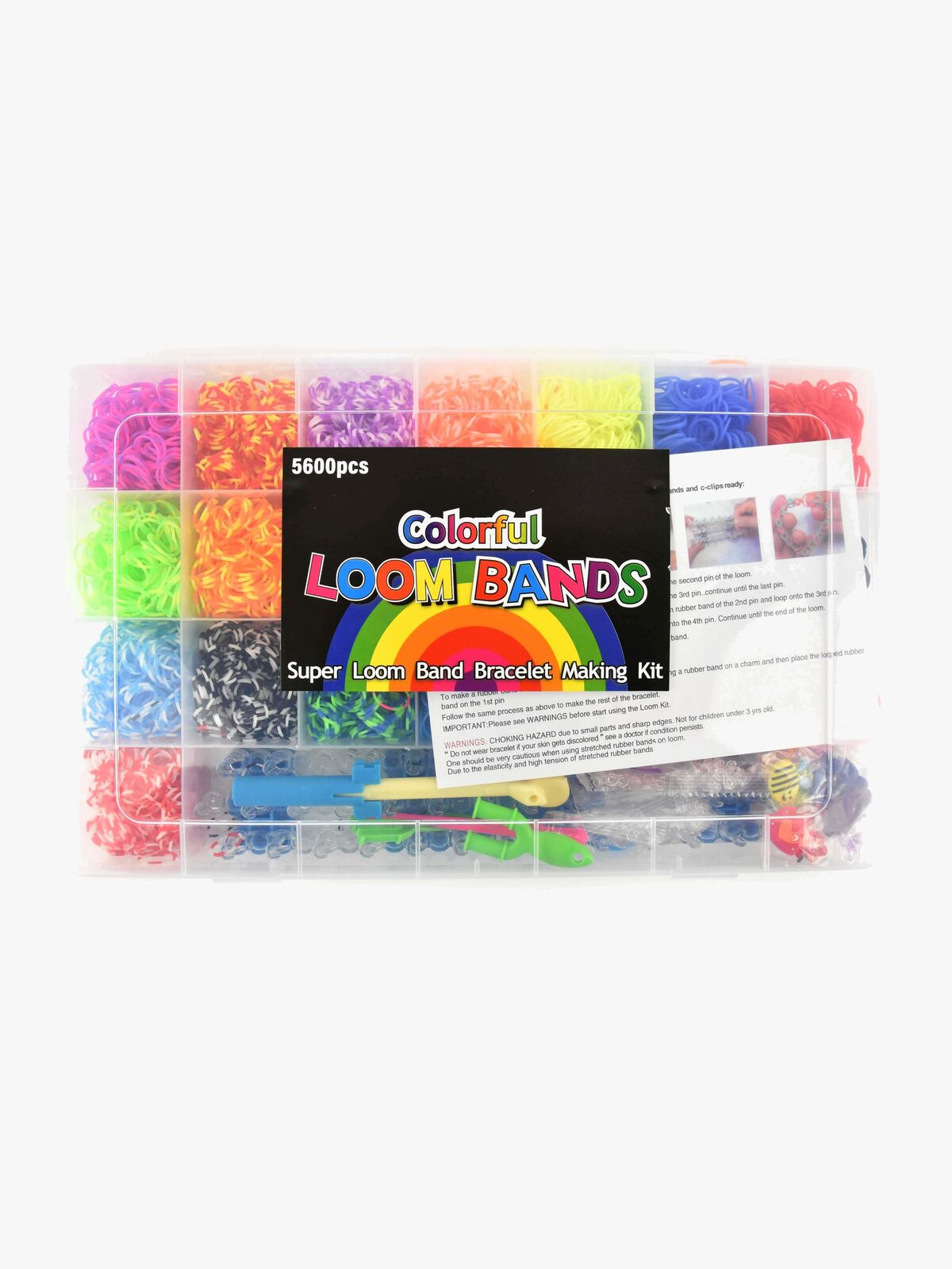 Robetoy Loom Bands 5600 Deler