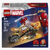 LEGO Super Heroes 76335 Spider-Man mot Ghost Rider på motorsykkel