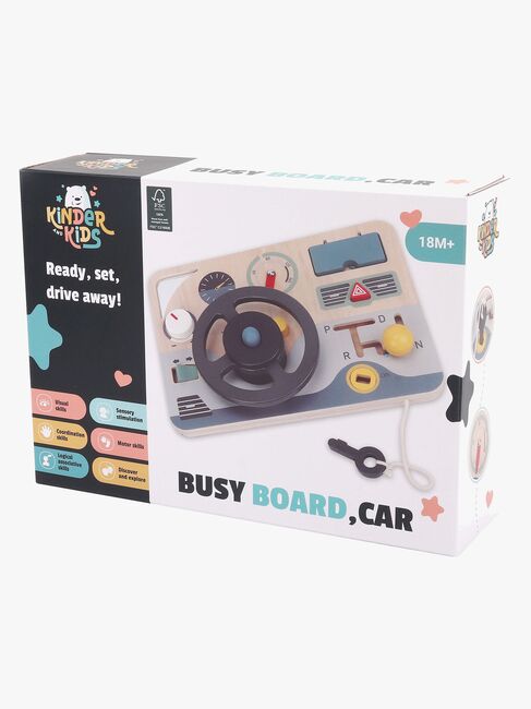 Kinder and Kids Montessori Aktivitetstavle Bil