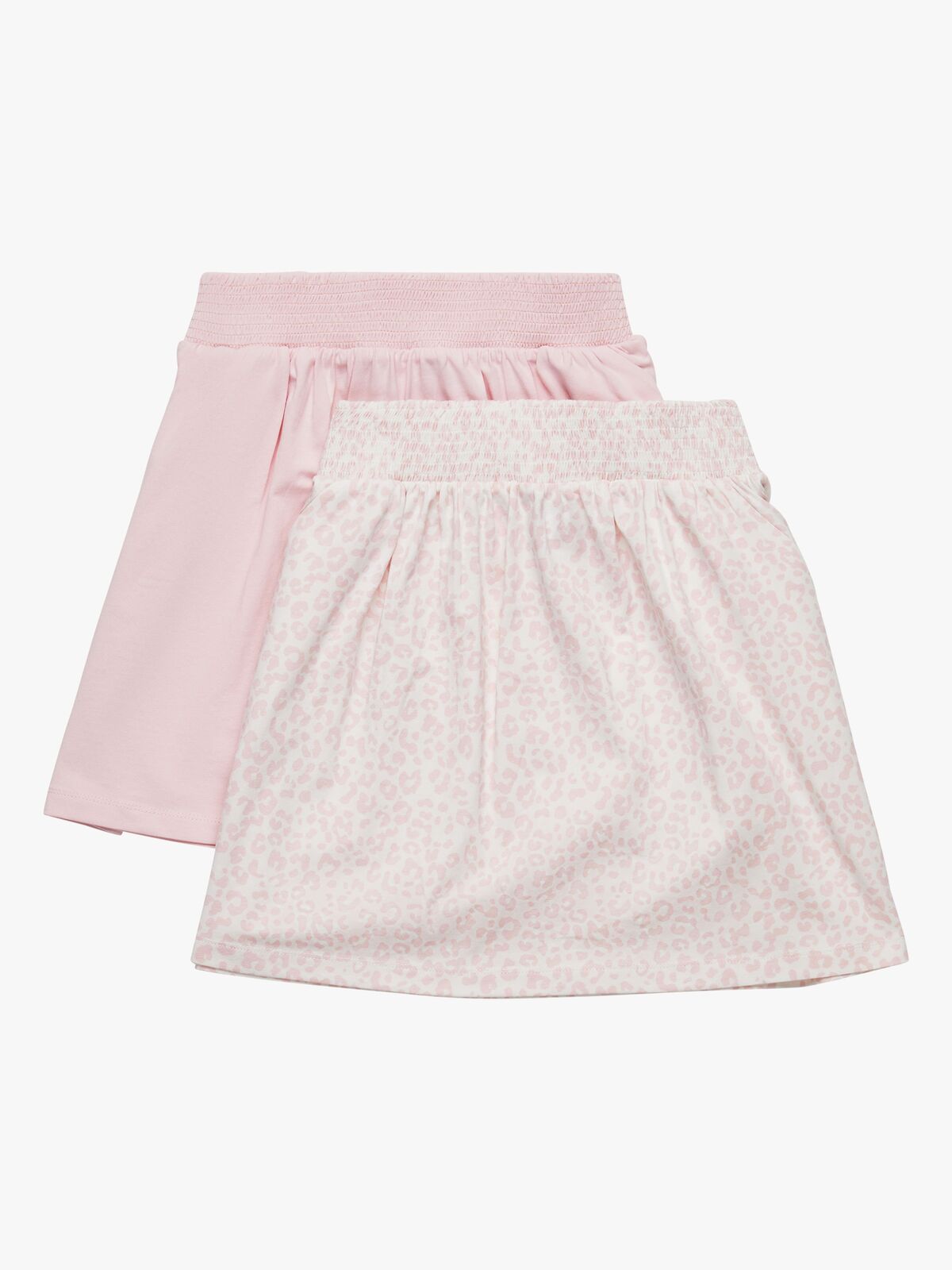 Luca & Lola Doro Skjørt 2-pack, Leopard/Pink