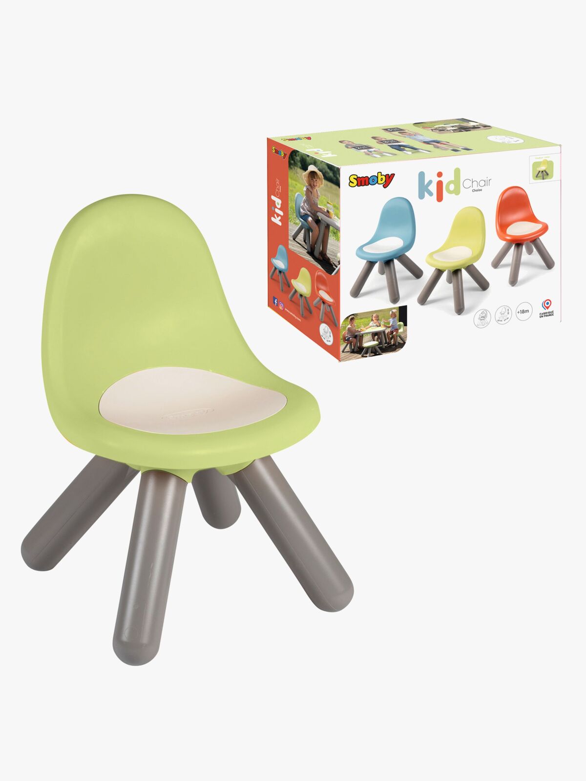 Smoby Life Kid Stol, Grønn