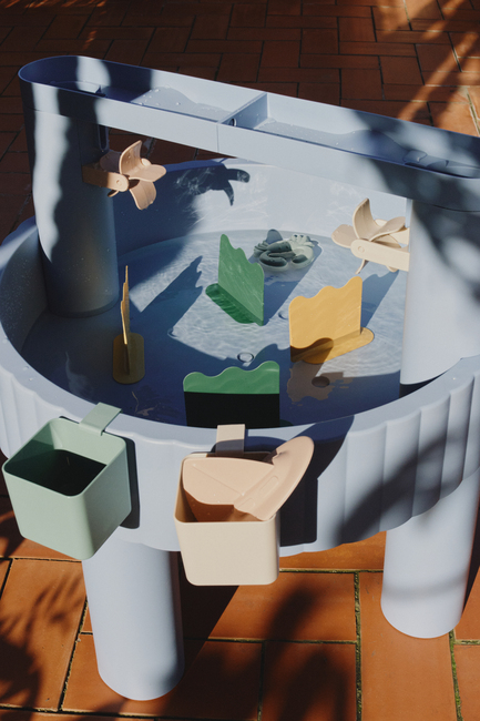 LIEWOOD Sepp Aktivitetsbord Vann & Sand, Blå