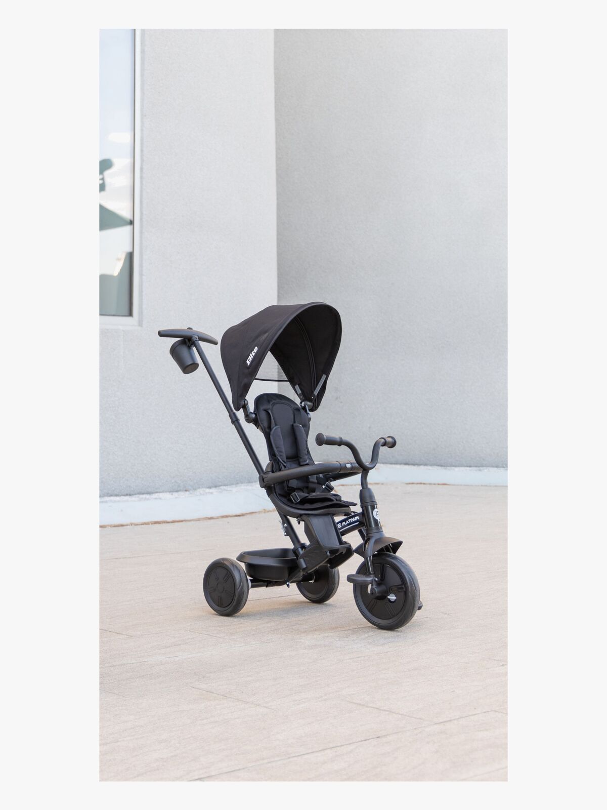 QPlay Elite Platinum Trehjulssykkel, Svart