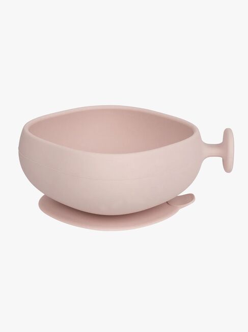 b.box Skål med Lokk Silikon, Blush