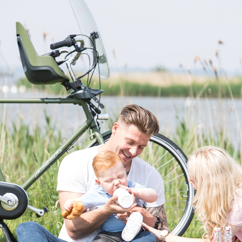 BoBike ONE Mini Front Mount Sykkelsete, Olive Green