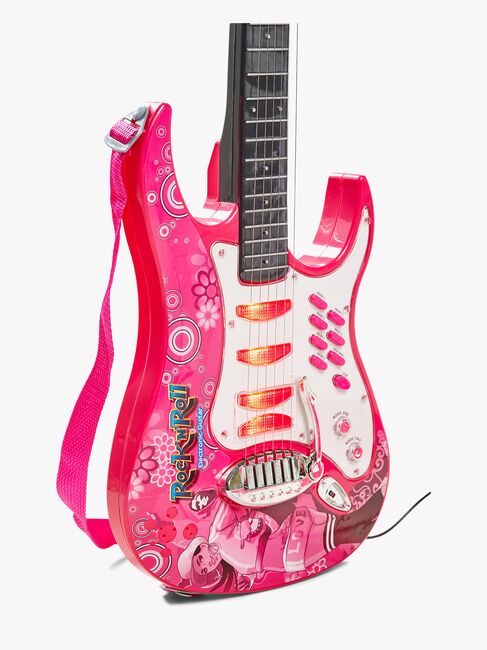 Cloudberry Castle Lekegitar med Mikrofon & Høyttaler, Rosa