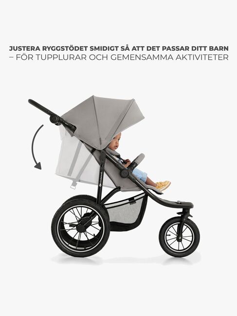 Kinderkraft HELSI 2 Terrengvogn, Grey