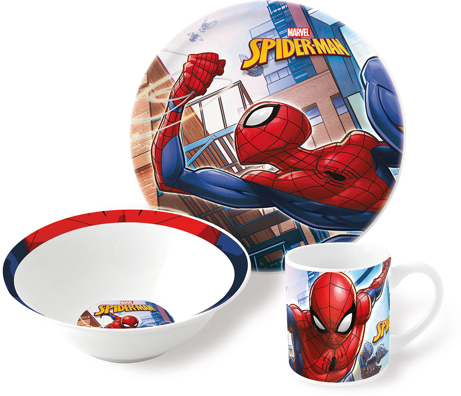 Marvel Spider-Man Matsett i Keramikk