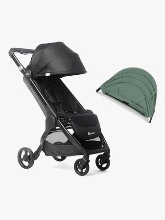 Ergobaby Metro+ Trille inkl. Ekstra Kalesje, Black/Sea Grass