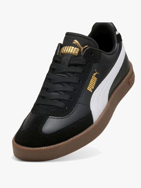 Puma Club II Era Jr Sneakers, Black/White