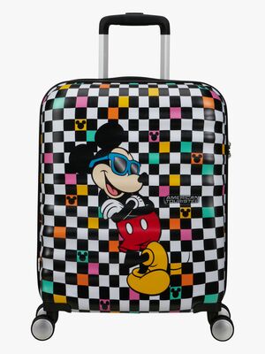 American Tourister Wavebreaker Disney Spinner Koffert 35L, Mickey Check