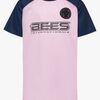 Hummel JR Loose Tiger Soccer T-skjorte, Roseate Spoonbil