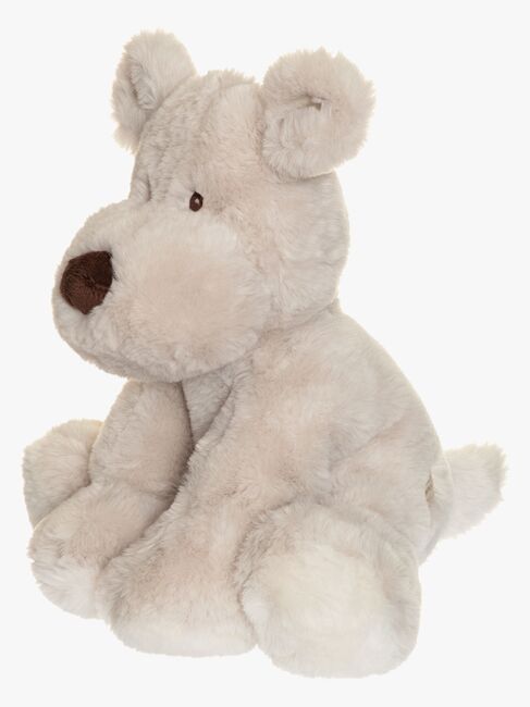 Teddykompaniet Kosedyr Mocca Hund 34 cm, Grå