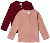 Luca & Lola Siena Langermet T-Skjorte 2-pack, Pink