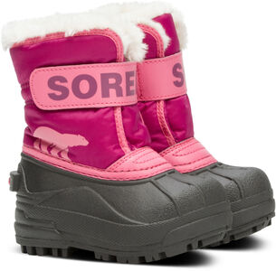 Sorel Children's Snow Commander Vinterstøvel, Tropic Pink/Deep Blush