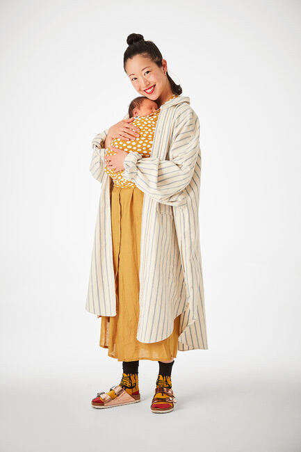 Coracor Bæresjal Abstract Dot, Mustard 