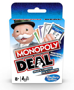 Hasbro Spill Monopol Deal Kortspill NO