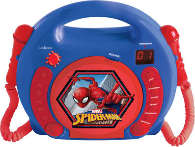 Marvel Spider-Man CD-spiller med Mikrofon