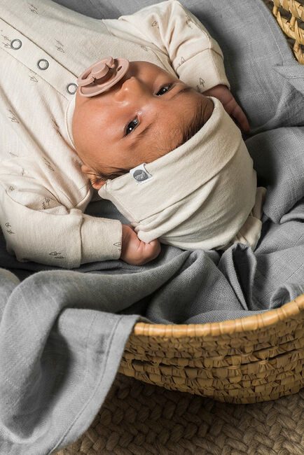 Jollein Musselinteppe Bamboo 4-Pack, Storm Grey