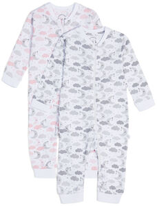 Luca & Lola Fiore Pyjamas 2-pack, Pink Clouds