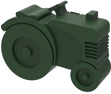 Blafre Matboks Traktor 2 Rom, Mørkegrønn