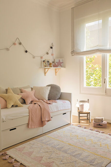 Lorena Canals Teppe Azteca Natural, Nude Vintage