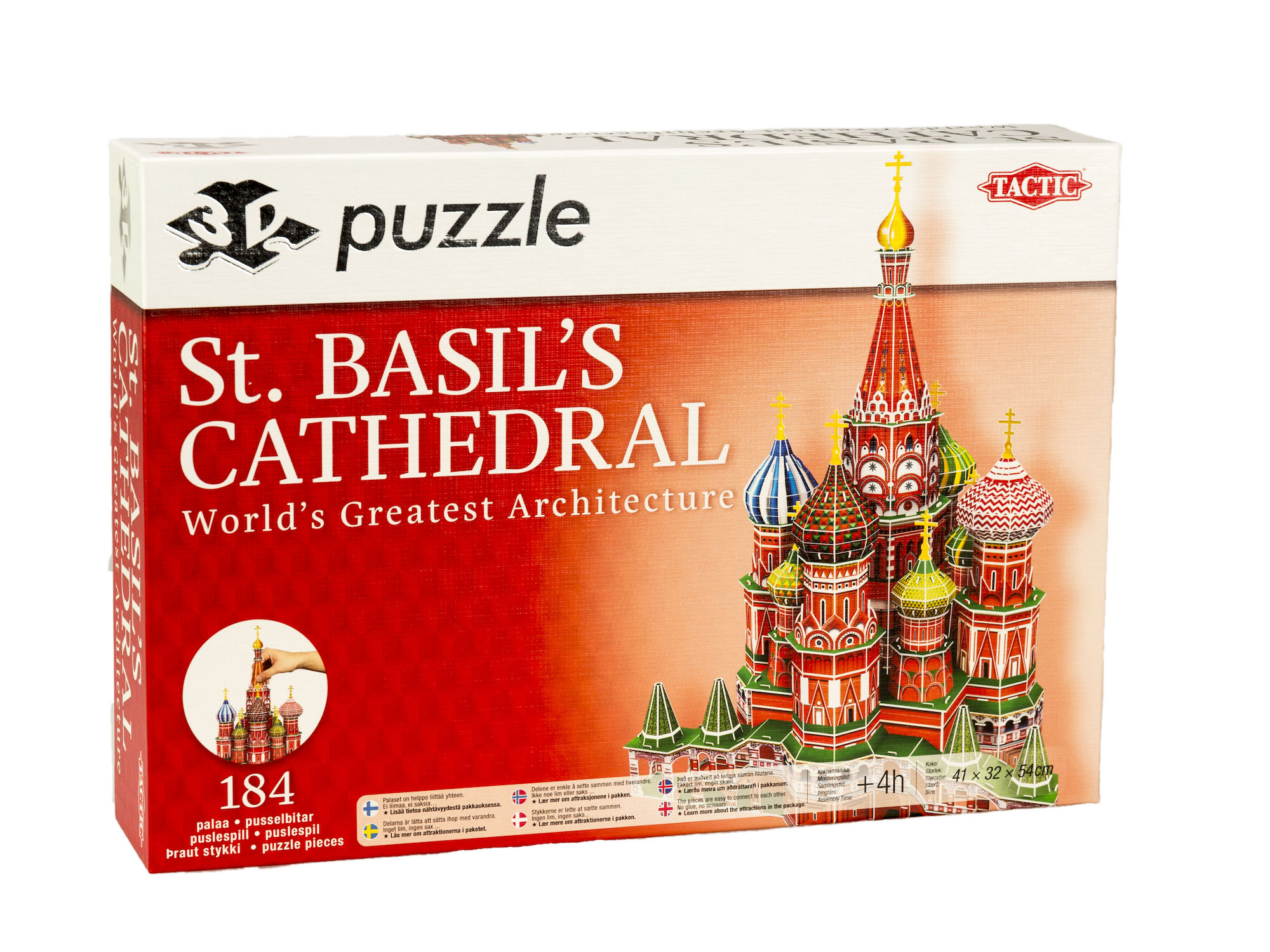 Tactic Puslespill 3D Puzzle St. Basil”‘s Cathedral