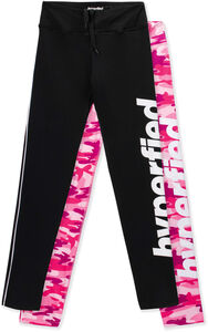 Hyperfied Track Tights 2-pack, Black/Camo Pink
