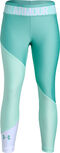 Under Armour HG Color Block Ankle Crop Legging, Neo Turquoise