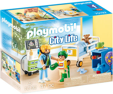 Playmobil 70192 City Life Barnerom på Sykehuset