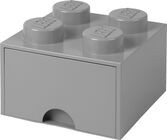 LEGO Oppbevaringsboks med Skuff 4, Grå