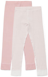Luca & Lola Omero Stillongs 2-pack, Pink/Stripes