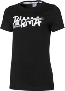 Puma Logo T-Shirt, Black