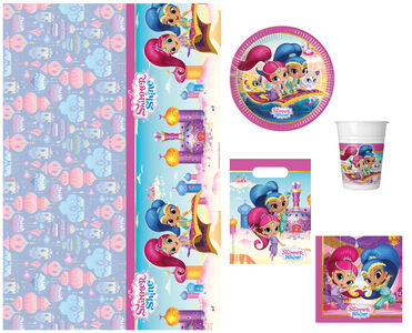 Shimmer and Shine Partypakke Glitter Party