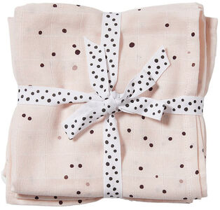 Done By Deer Teppe Dreamy Dots 120x120 2-pack, Powder
