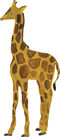 That's Mine Wallsticker Giraffe Baby