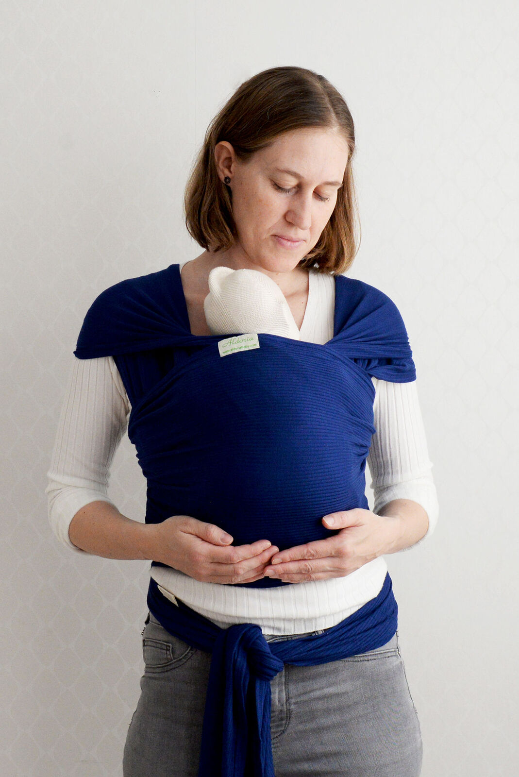 Aldoria Bambu Soft Bæresjal, Marineblå