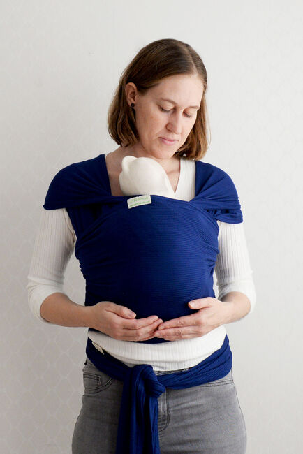 Aldoria Bambu Soft Bæresjal, Marineblå