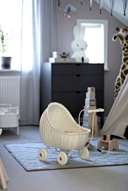 Smallstuff Dukkevogn, Hvit