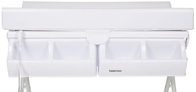 Beemoo Care Sammenleggbart Stellebord med Badebalje, Hvit