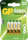 GP Batterier Super Alkaline AAA 24A LR03 4-pack