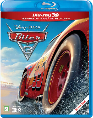 Disney Pixar Biler 3 Blu-Ray 2D + 3D