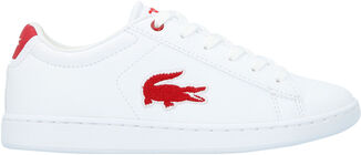 Lacoste Carnaby Evo 318 Sneaker, White/Red