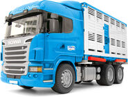 Bruder Scania R-Serie Dyretransport Med Og En Ku