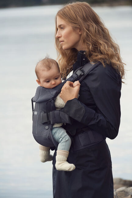 BabyBjörn One Air Bæresele 3D Mesh, Antracit Grey